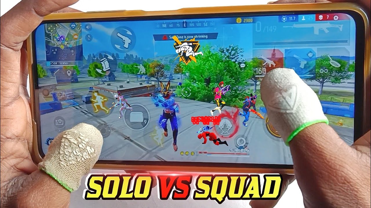 COMEBACK ⁉️ SOLO VS SQUAD 💀 Poco X3 Pro Handcam Gameplay - Free Fire