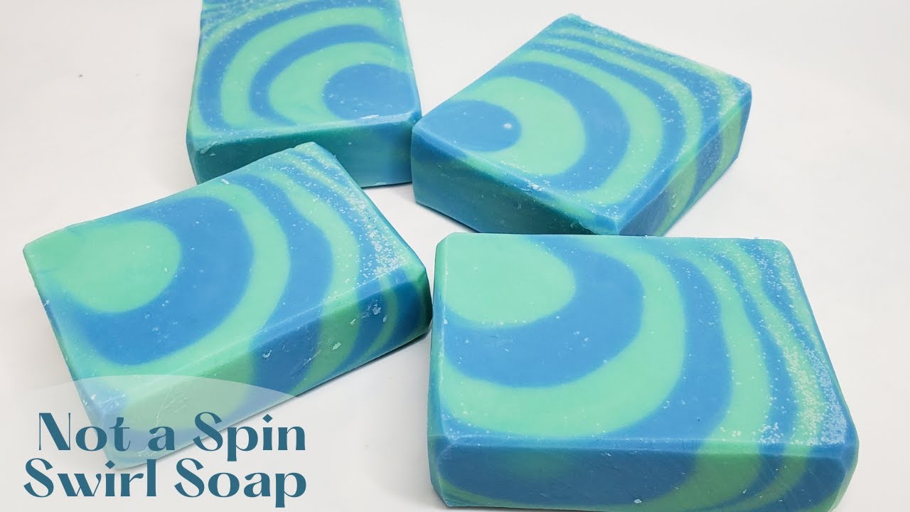Incomplete Spin Swirl Soap | Cold Process Soap Making