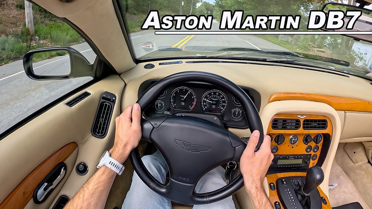 2002 Aston Martin DB7 Vantage Volante - Revving Out an Affordable British V12 (POV Binaural Audio)
