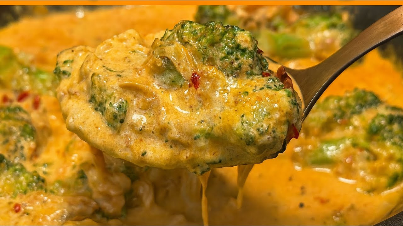 Spicy Cheesy Broccoli | Creamy Cheesy Broccoli | Easy Broccoli Recipe #broccoli 