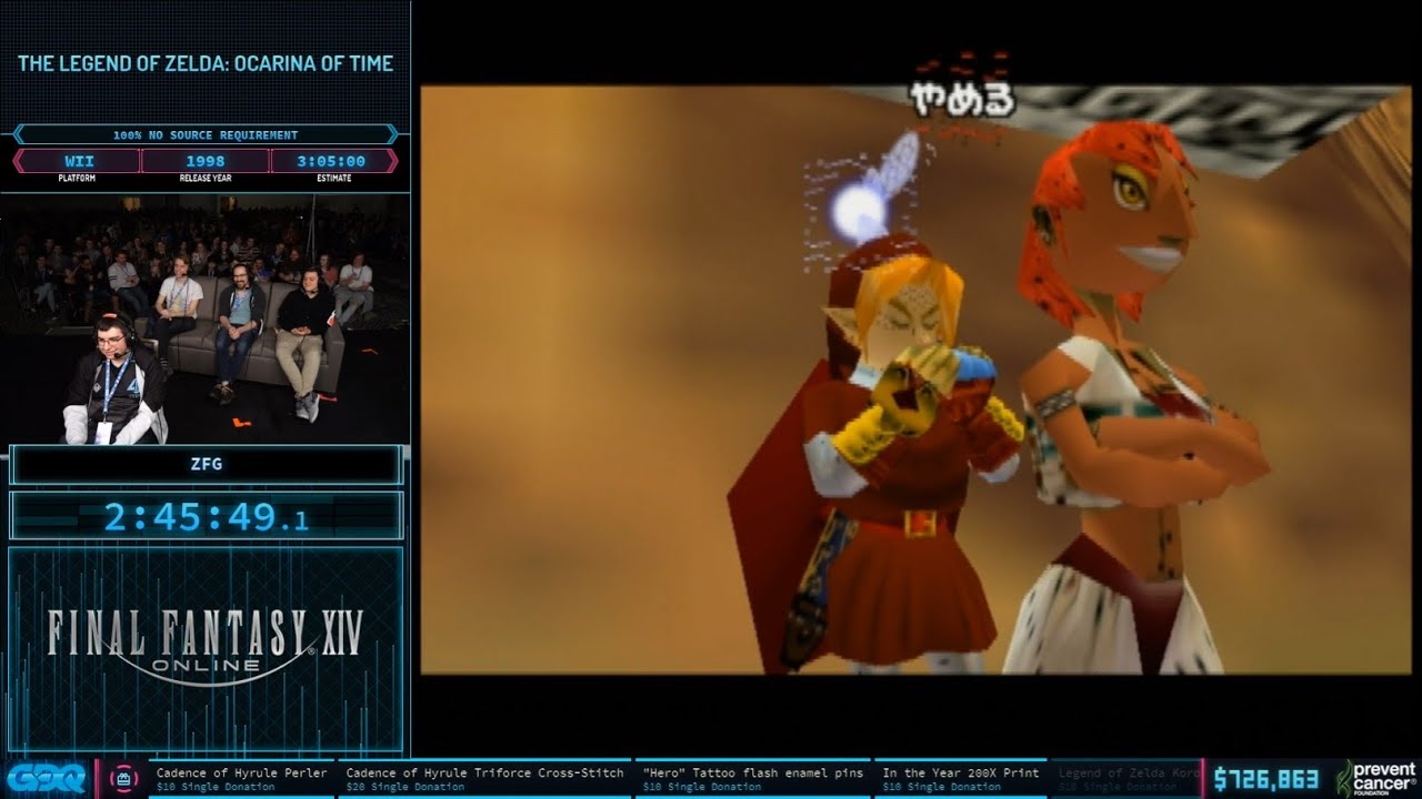AGDQ 2020 - Ocarina of Time 100% No Source Requirement Speedrun in 2:50:12
