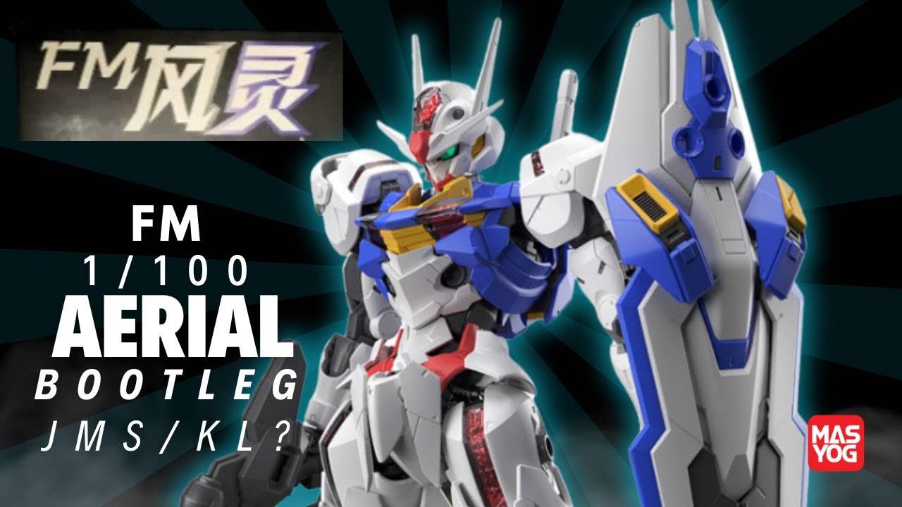 GUNDAM AERIAL BOOTLEG  FM 1/100  CUMA 300RIBUAN  | INI JMS / KL MODEL ?!?!  KOK BOLEH JUGA??!?!