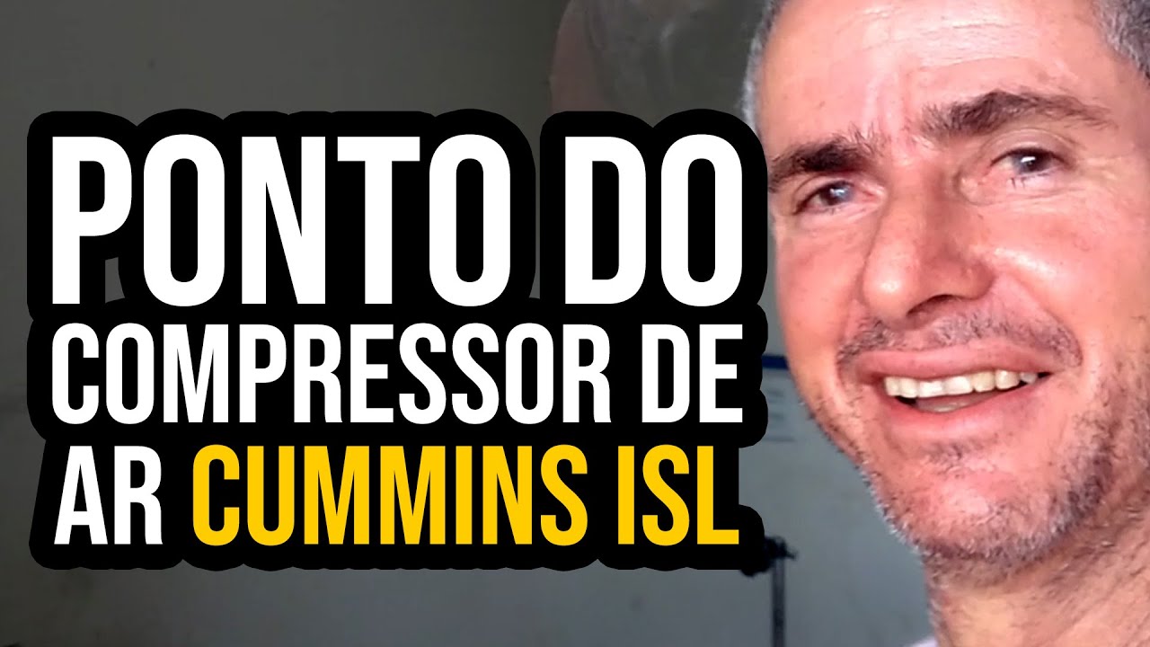 Como colocar o compressor de ar no ponto para não fazer barulho | Cummins ISL