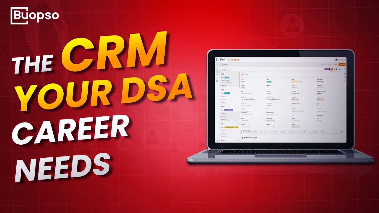 How Buopso CRM Is Solving Every DSA&rsquo;s Biggest Problem! | BUOPSO