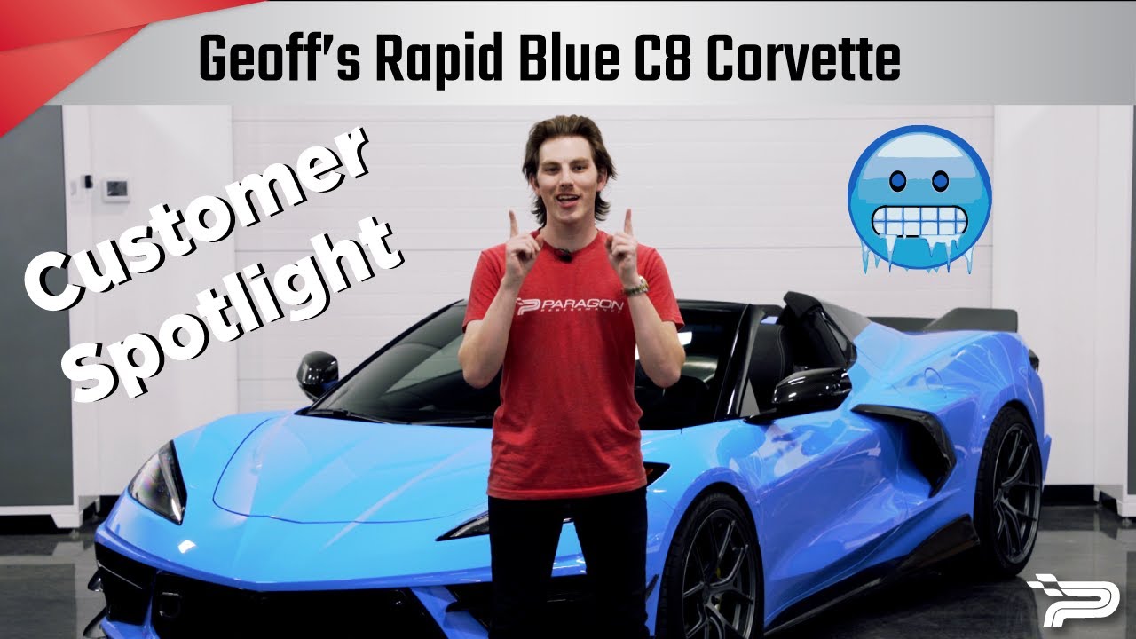 Geoff's Rapid Blue C8 Corvette! - Customer Spotlight with Rob - Paragon Performance