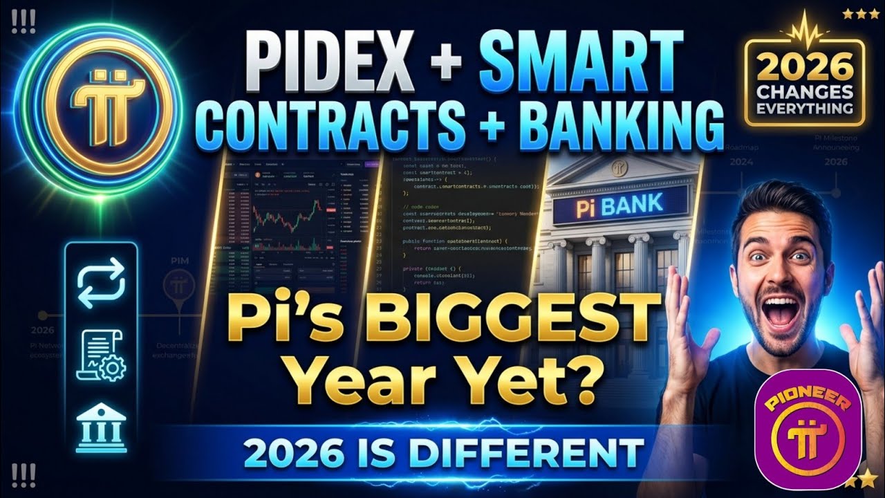Pi Network's BIGGEST Day Yet &mdash; PiDEX Launch, Smart Contracts & The 2026 Roadmap