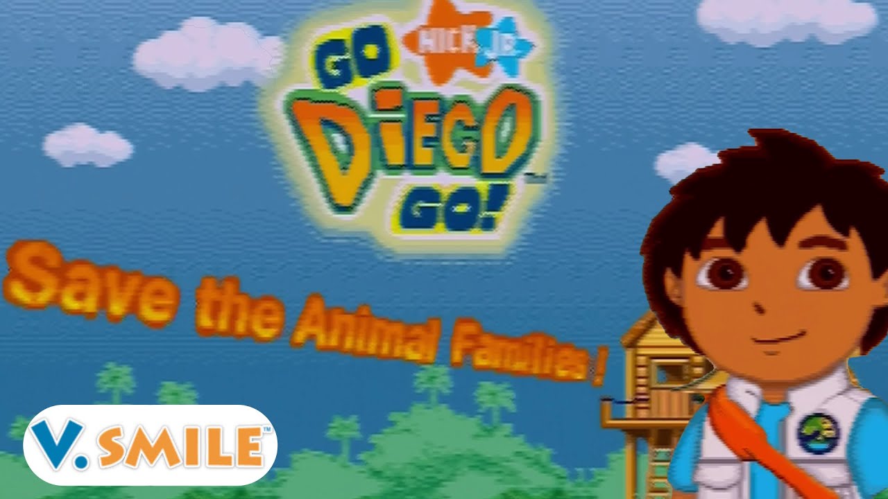 Go Diego Go 🦎 Save the Animal Families! 🇺🇸🇪🇸 Vtech V.Smile Playthrough