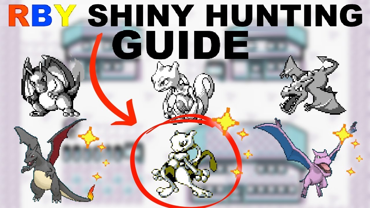 How to Shiny Hunt in Generation 1 Red Blue Yellow (Full Information Guide)