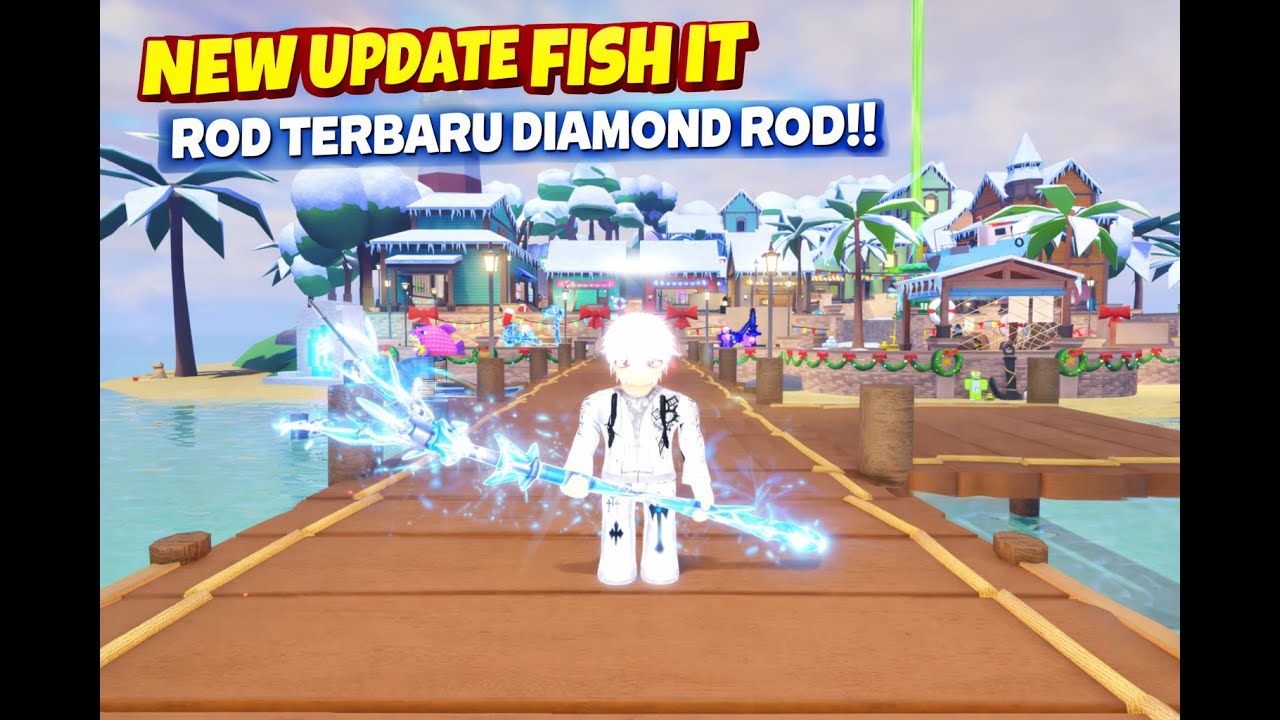 LIVE FISH IT DAY 1 PAKAI DIAMOND ROD :) + X8 FREE [FISH IT - ROBLOX ]#fishit #live #roblox