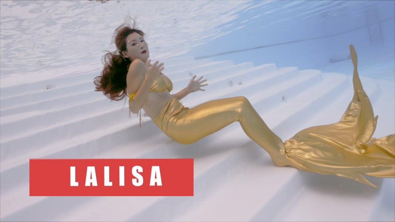 World's First Mermaid's LALISA Underwater Cover Dance! LISA (리사) - LALISA (라리사) 세계 최초 인어의 수중 커버 댄스!