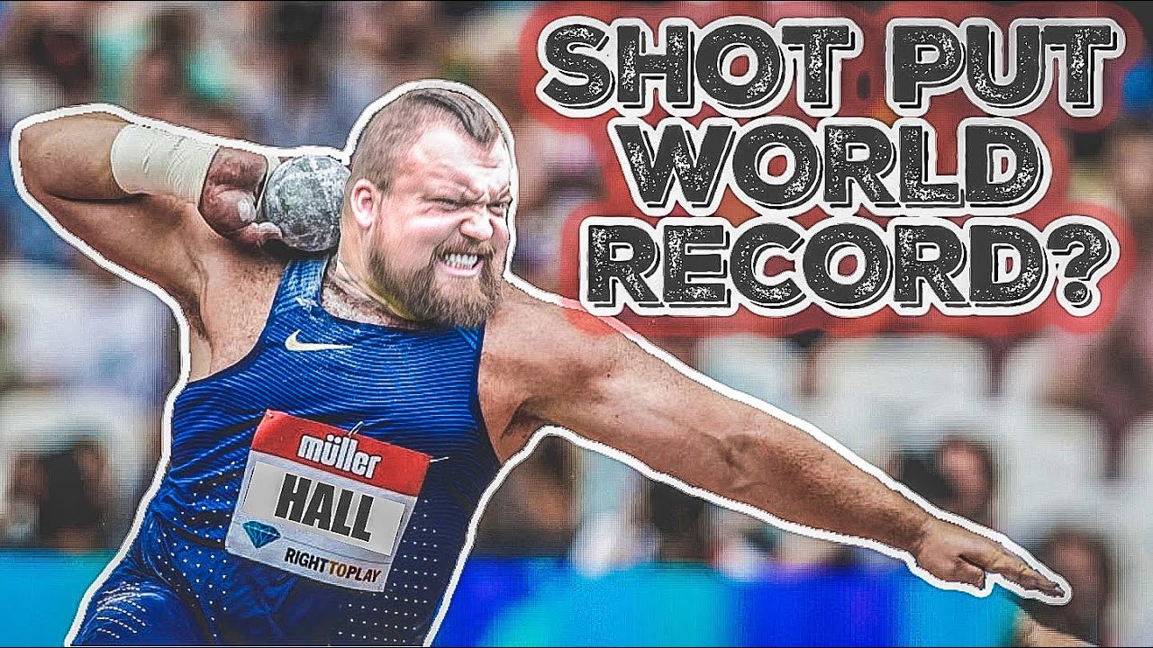 Strongman Tries Olympic Shot Put!