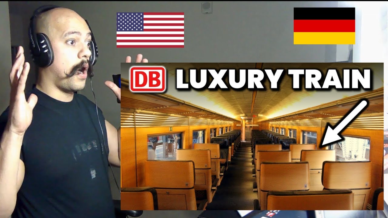 American reacts To The SECRET German High Speed Train they don’t tell you about!