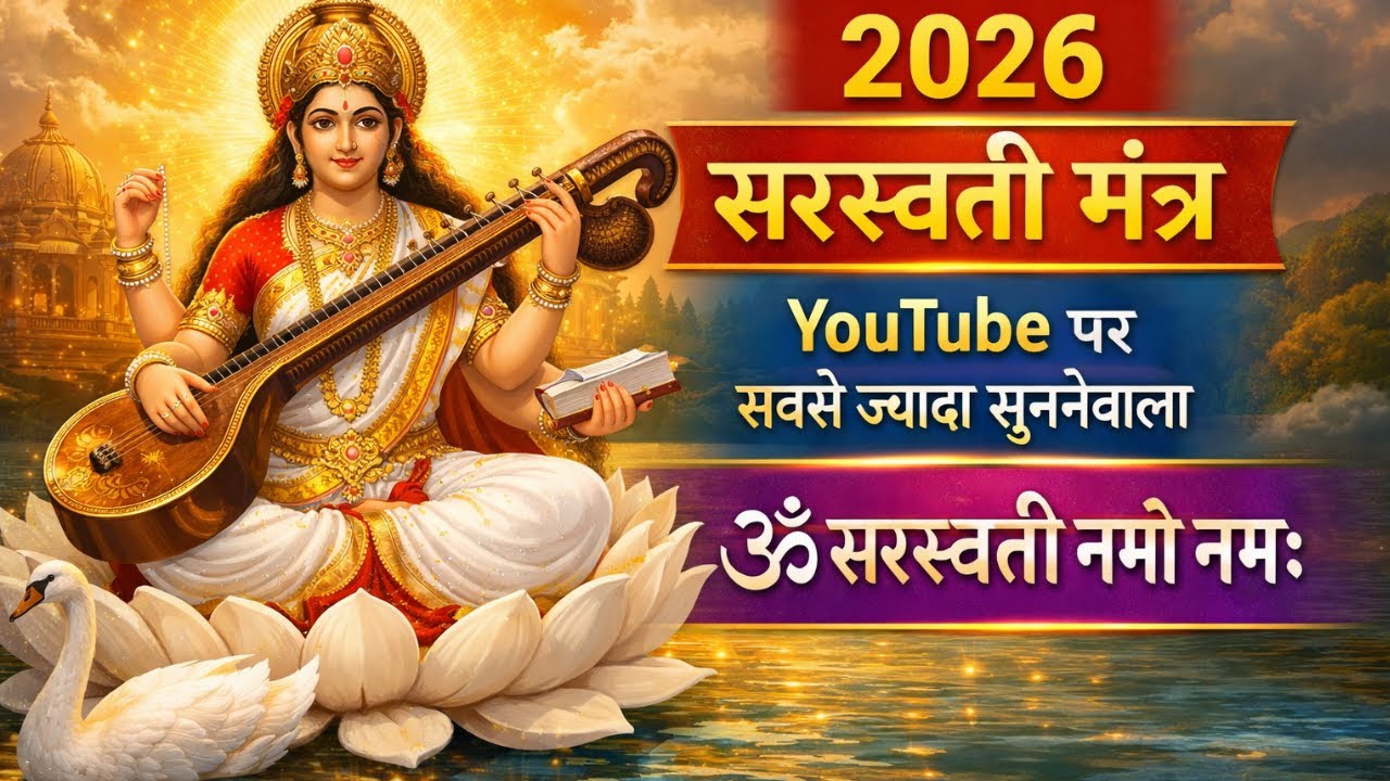 सरस्वती मंत्र | ॐ सरस्वती नमो नमः | विद्या, बुद्धि और ज्ञान प्राप्ति हेतु शक्तिशाली मंत्र
