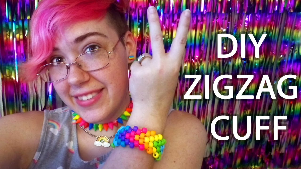 ZigZag MultiStitch Kandi Cuff Tutorial