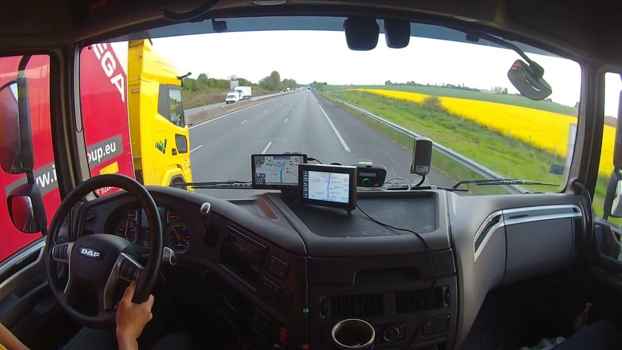 POV DRIVING DAF XF 106 - ASMR VIDEO - POV TRUCK DRIVING 
