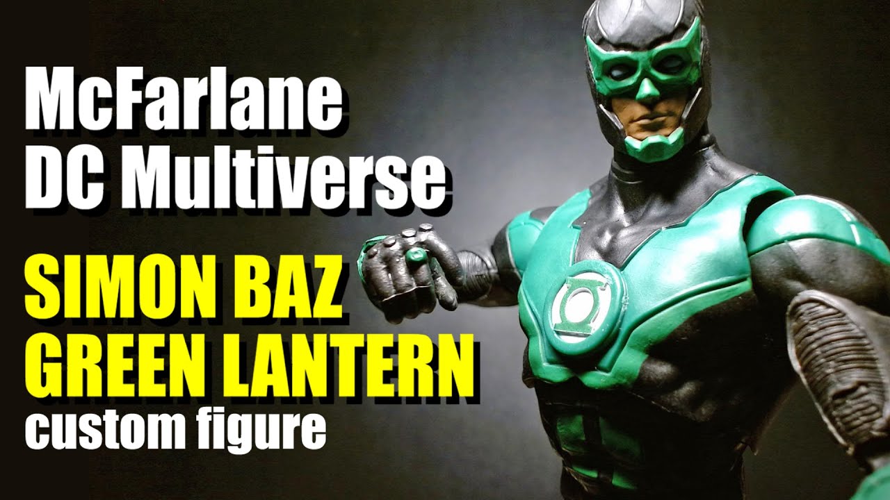 McFarlane Green Lantern Simon Baz DC Multiverse Custom Action Figure