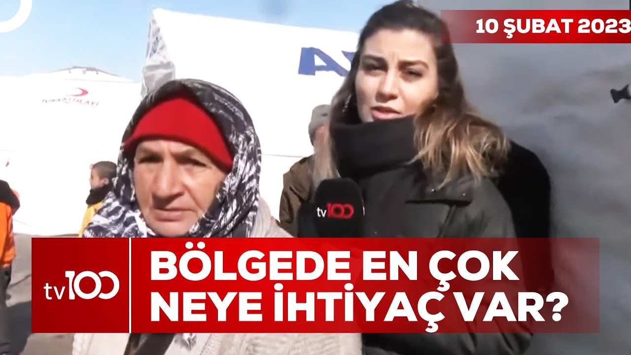 Malatya Çadır Kentlerde Son Durum Ne? | Tv100 Haber