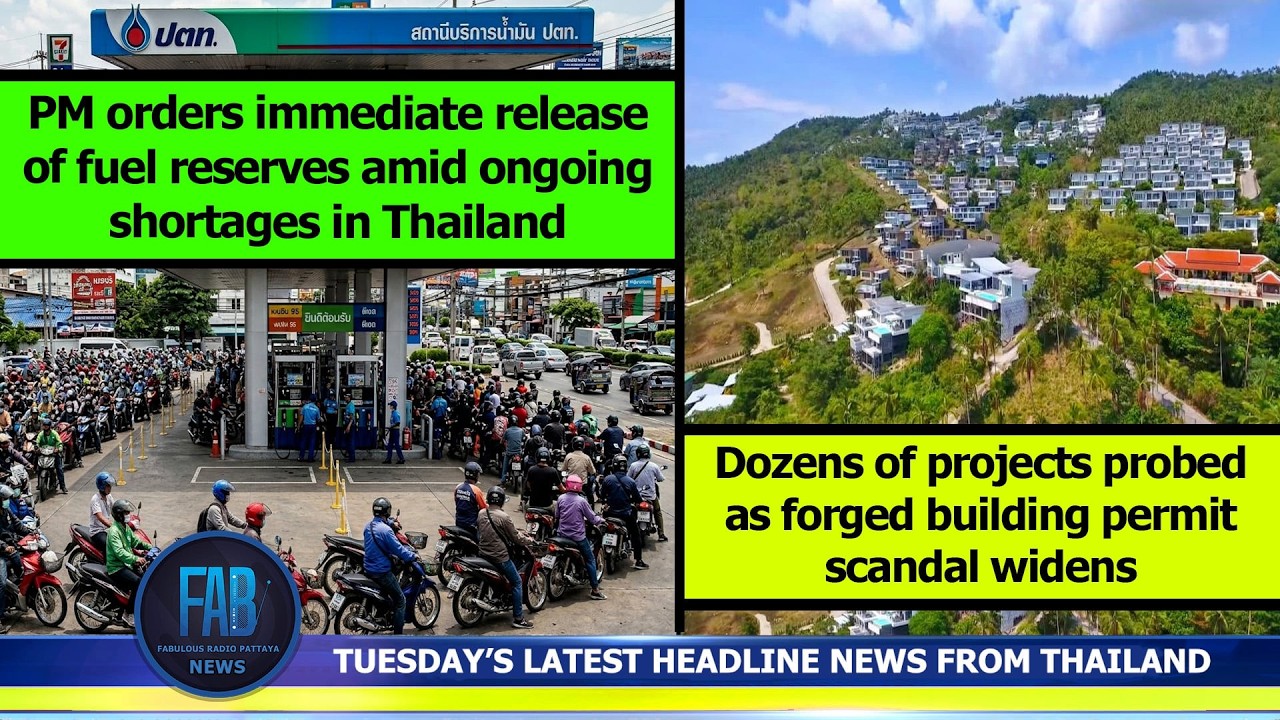 VERY LATEST NEWS FROM THAILAND in English (24 March 2026) from Fabulous Radio Pattaya