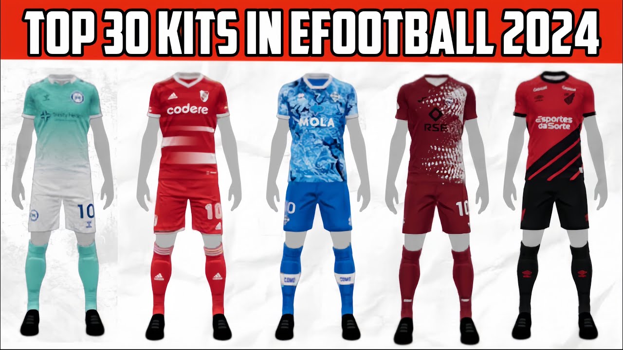 Top 30 Beautiful Jersey | eFootball 2024 Mobile