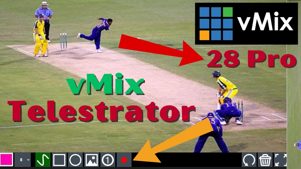 vMix Telestrator in Hindi | vMix 28 Pro | How to use Telestrator in vMix