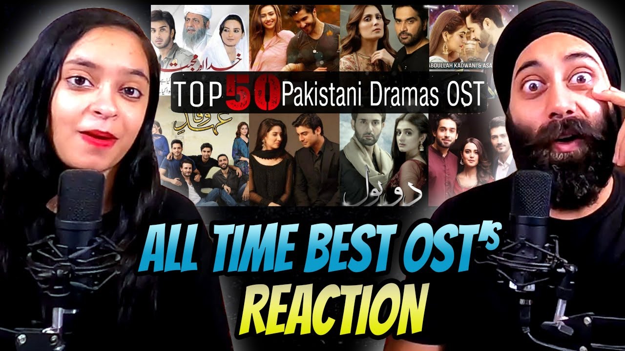 Indian Reaction on Top 50 Most Popular Pakistani Dramas OST | PunjabiReel TV Extra