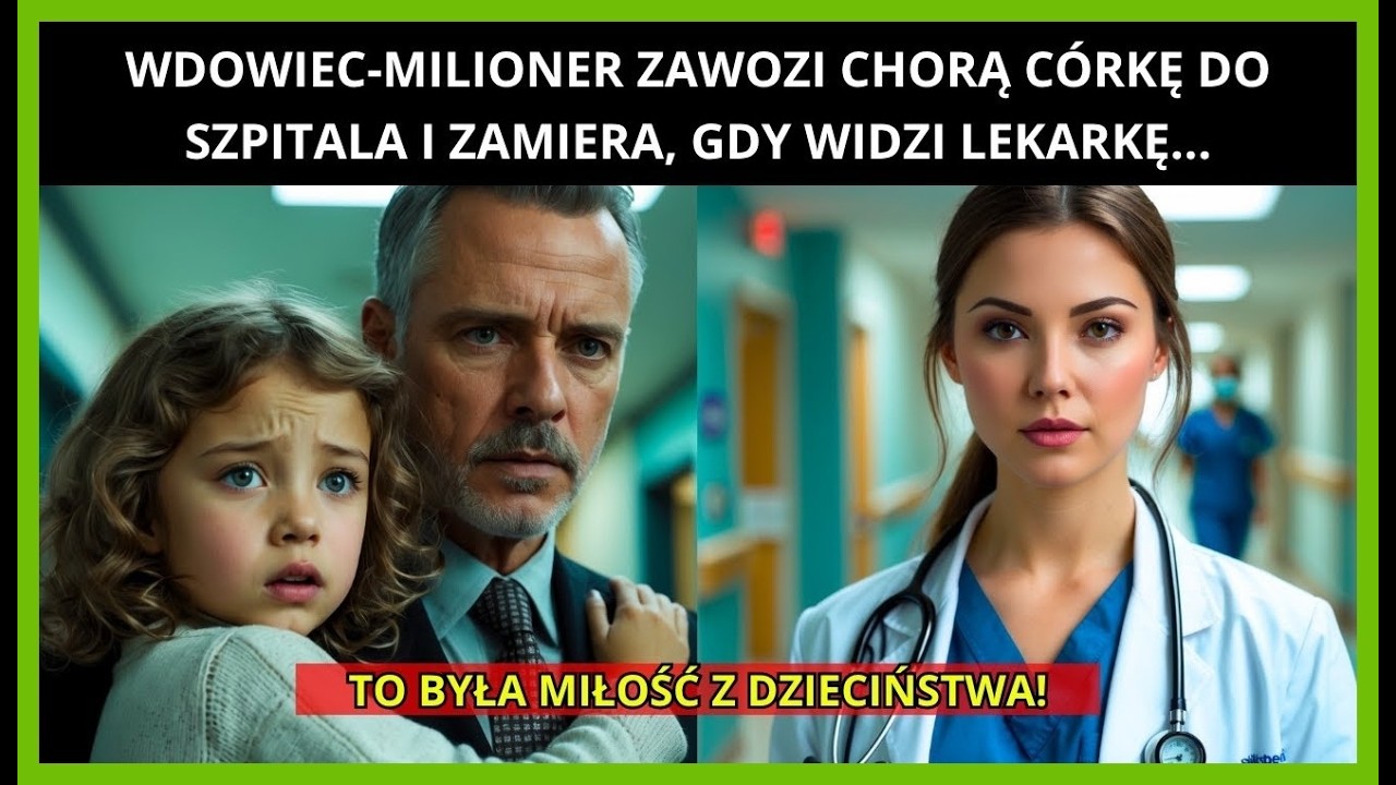 WDOWIEC-MILIONER ZABIERA CHORĄ CÓRKĘ DO KLINIKI I ZASTYGA NA WIDOK LEKARKI...