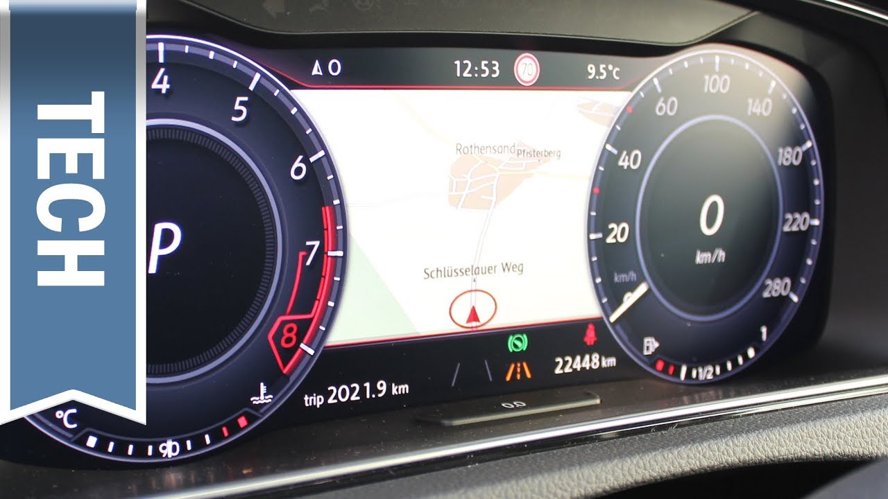 Active Info Display Sport im Golf GTI Performance (Digitaler Tacho im GTI Look)