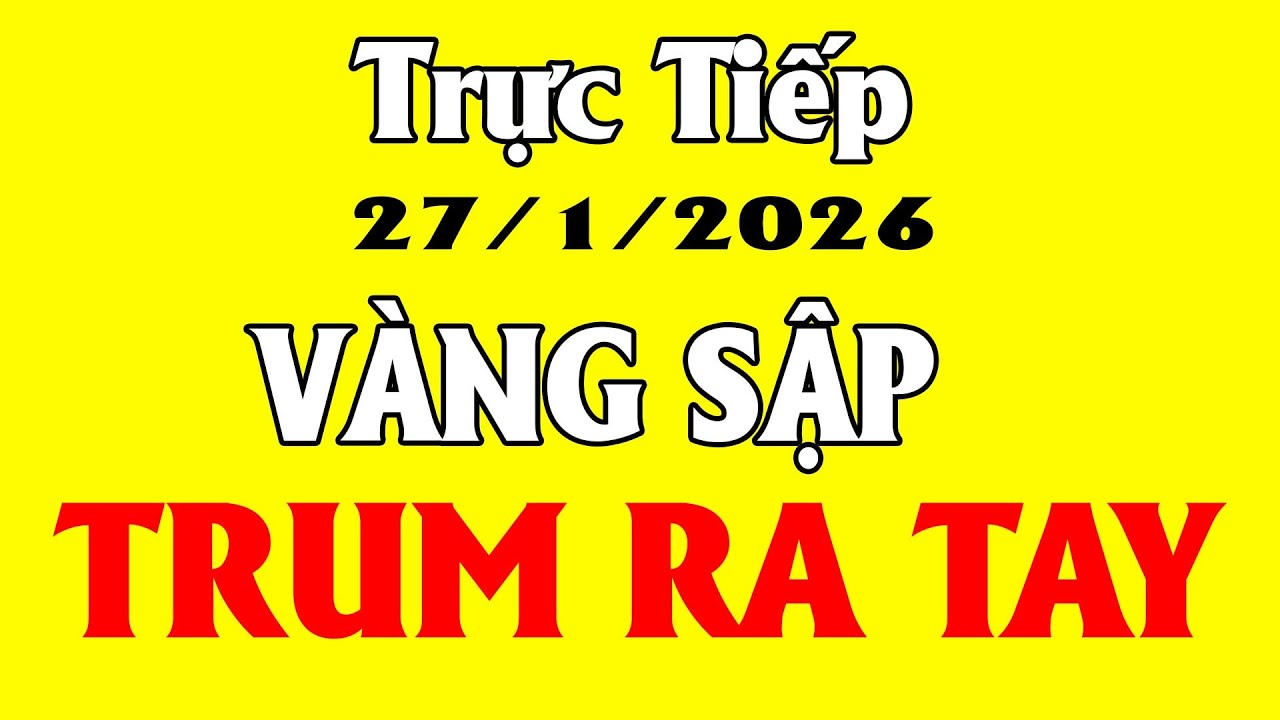 🔴 LIVE GIÁ VÀNG: 🔥 Giá vàng TỐI NAY CĂNG THẲNG TỘT ĐỘ – Tin Trump khiến vàng SẬP hay BỨT PHÁ?
