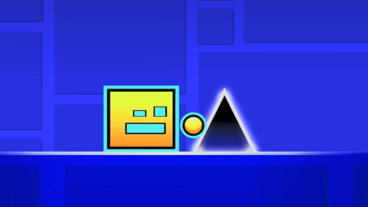 Cube destroys Stereo Madness (Animation)