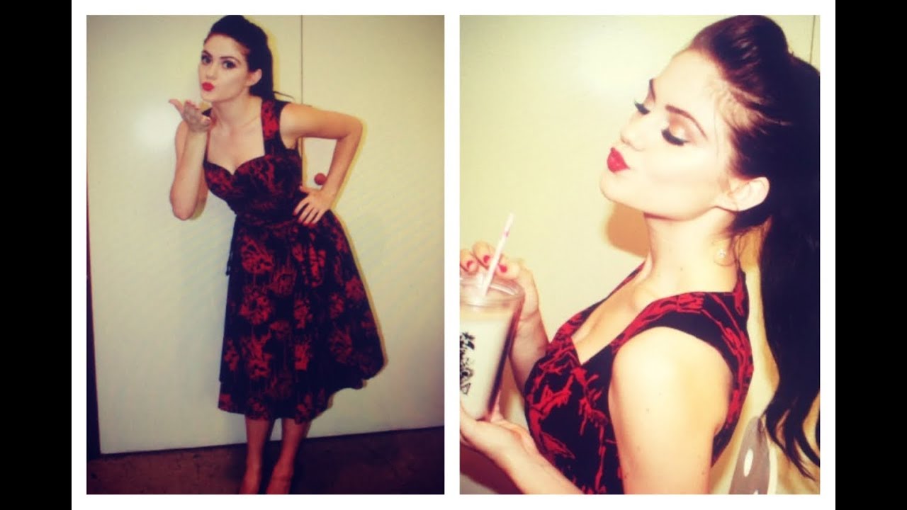 Retro / Pin-Up / Rockabilly Inspired Makeup, Hair and Outfit