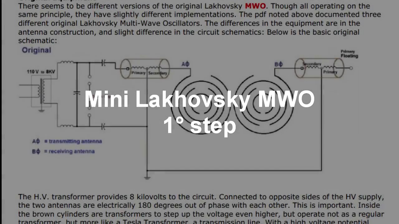 Mini Lakhovsky MWO