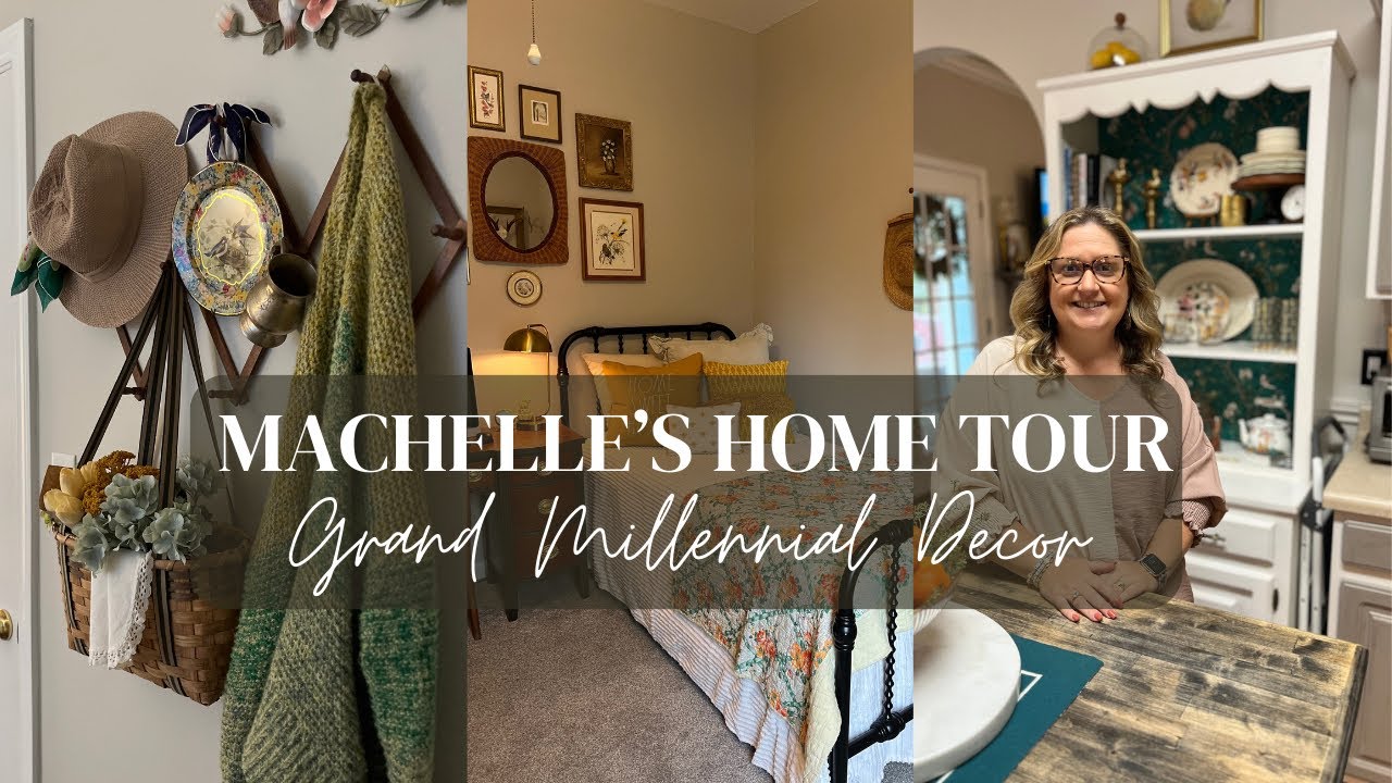 Machelle&rsquo;s Home Tour + Grand Millennial Decor