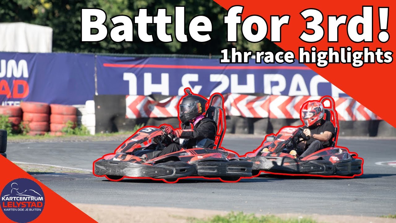 How I got my first podium! Highlights of my 1 hour endurance race at Kartcentrum Lelystad