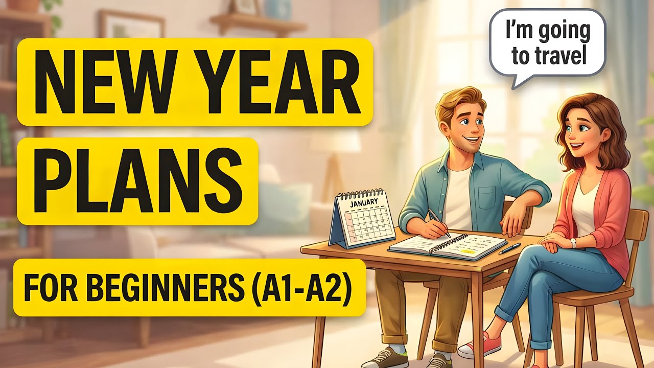 My Daily Routine for the New Year | A1 English Listening Practice | English Podcast
