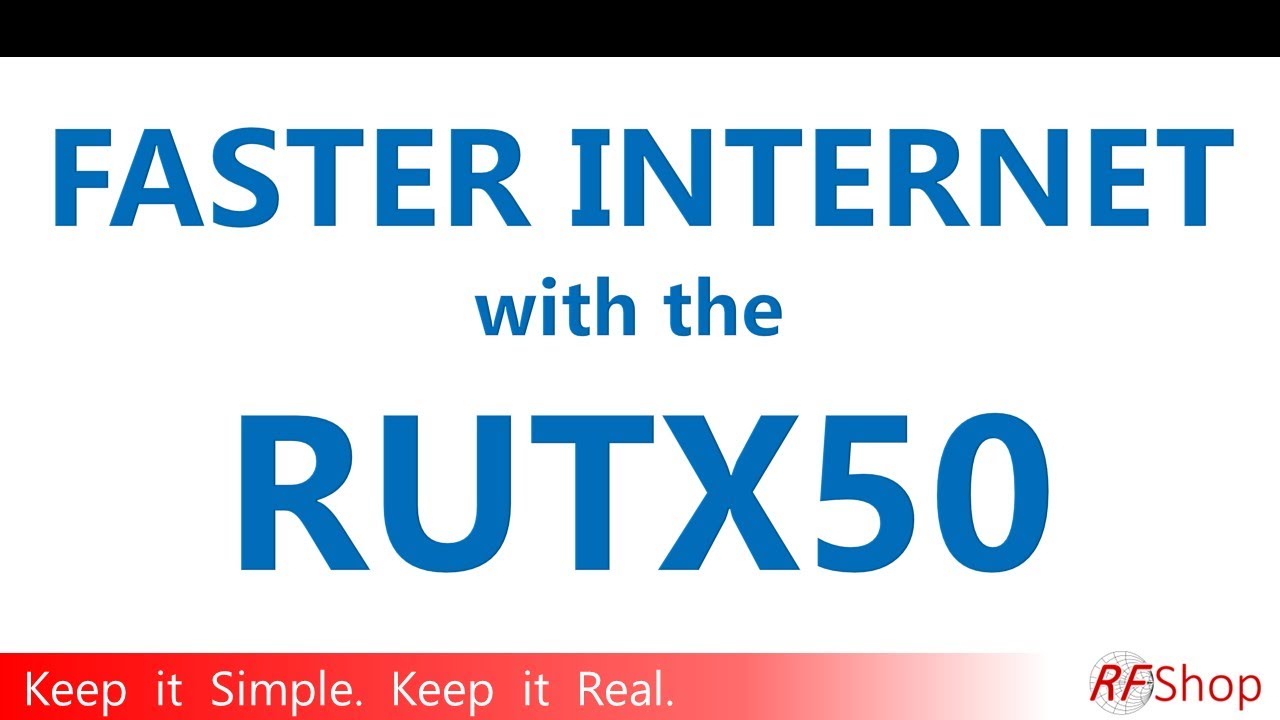 Faster Internet with the new 5G modem RUTX50 from Teltonika