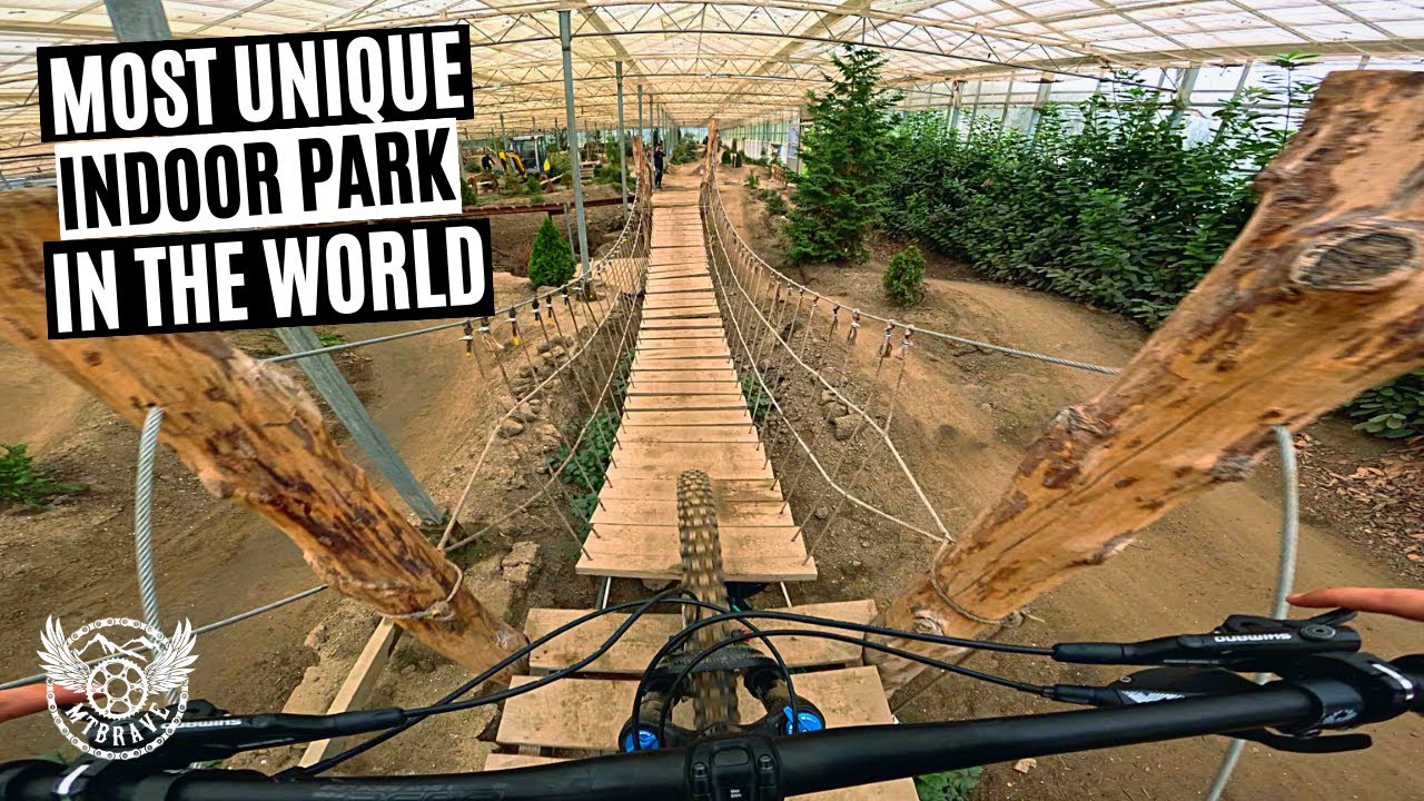Самый уникальный в мире крытый парк для горного велосипеда — Indoor MTB Almere | MTBRAVE