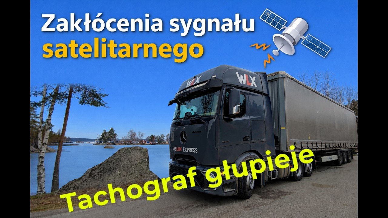 Satellite signal interference, tachograph going haywire. Vlog #12 2026 #truck #sweden #winter #tr...