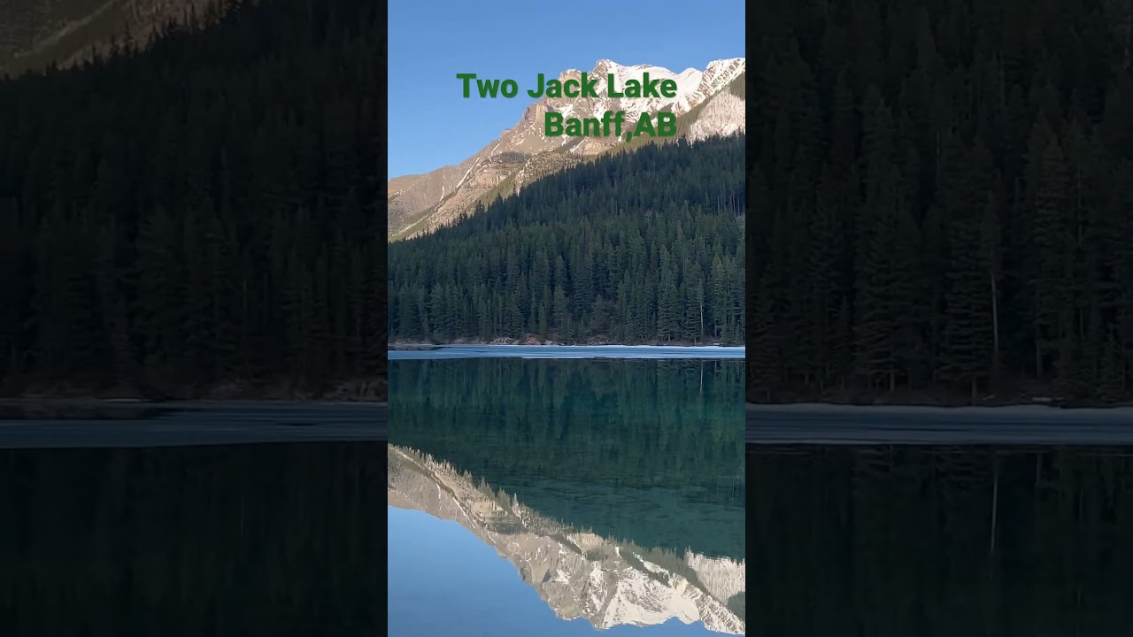 Two Jack Lake is summer ready! Located just a short drive from Banff this lake is beautiful 😌