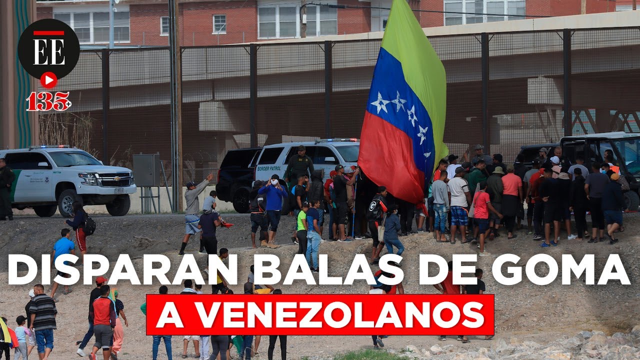 Frontera de México y EE. UU.: disparan balas de goma a migrantes venezolanos | El Espectador