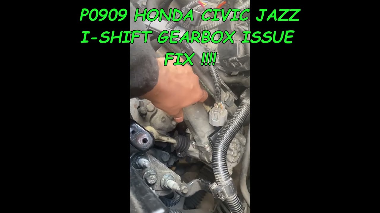 P0909 HONDA CIVIC JAZZ I SHIFT TRANSMISSION SHIFT CHANGE ACTUATOR NEUTRAL POSITION LERNED VALUE OUT