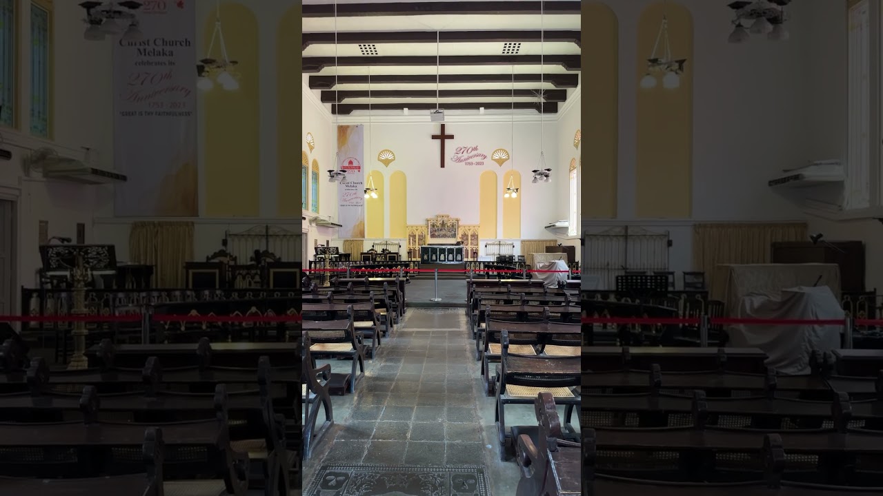 Christ Church Melaka 270th Anniversary 1753-2023 #Shorts