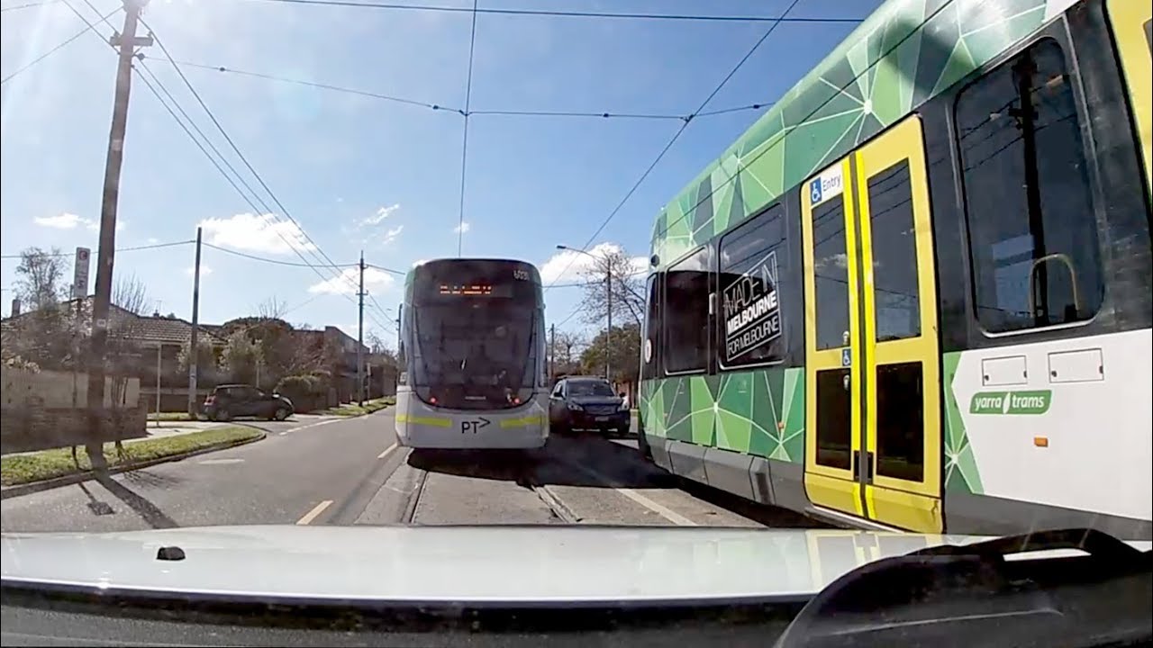 Driving with Trams - Melbourne Route 86 - August 2019