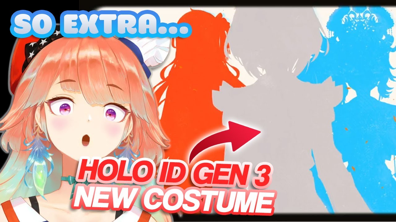 Kiara reaction about HOLO ID GEN 3 NEW OUTFIT