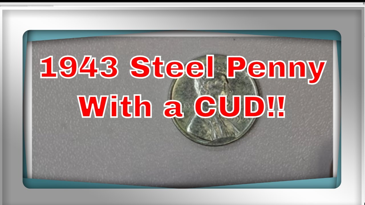 1943 Penny CUD Discovered At The Coin Shop On A Steel Cent! Die Break