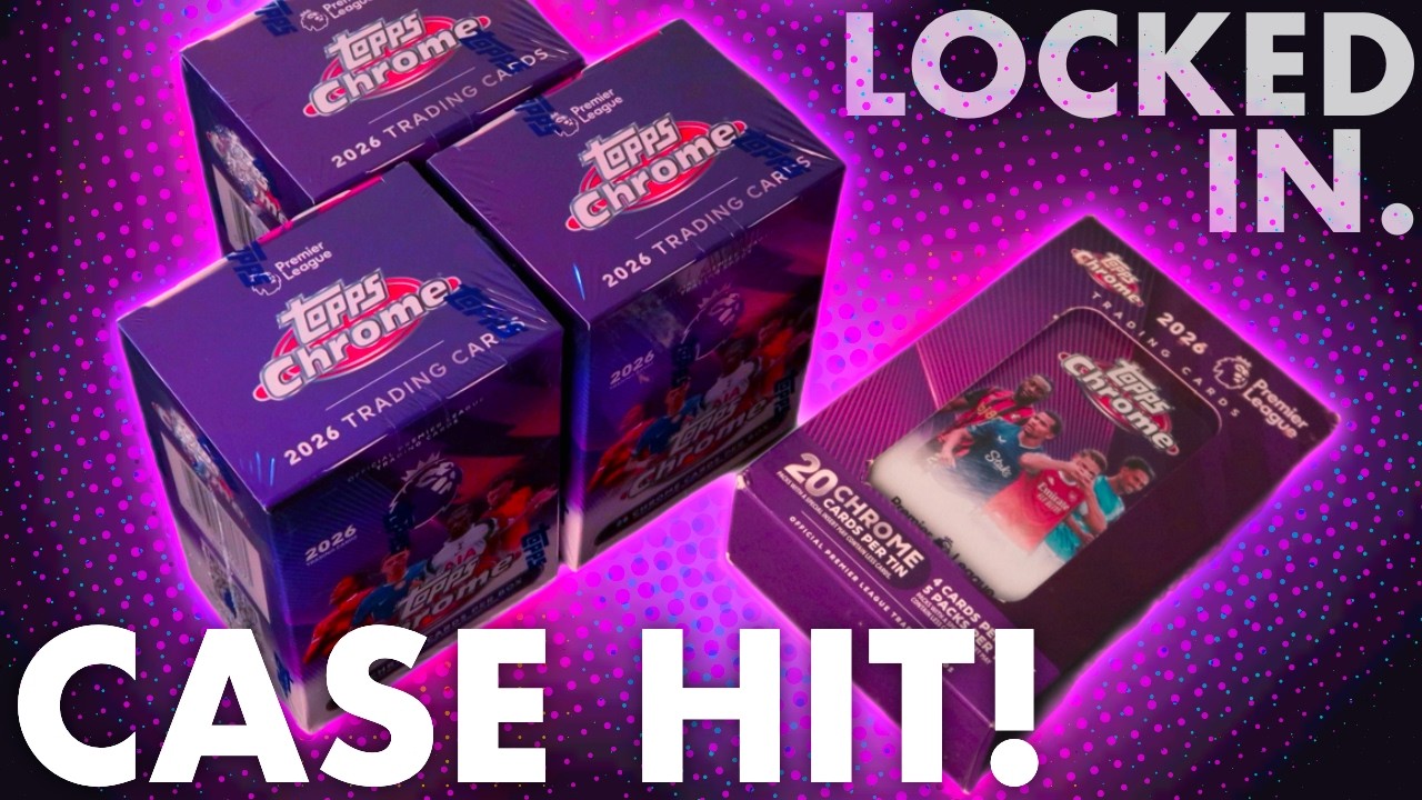 LOCKED IN Case Hit?! | Topps Chrome Premier League Box Break