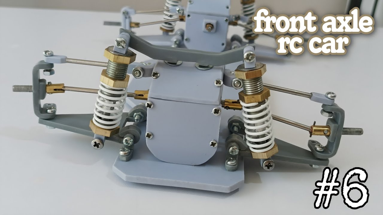 handmade front axle rc car // how to make on-road rc car part 6