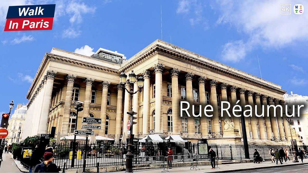 Rue R&eacute;aumur (4K) | Marche &agrave; Paris