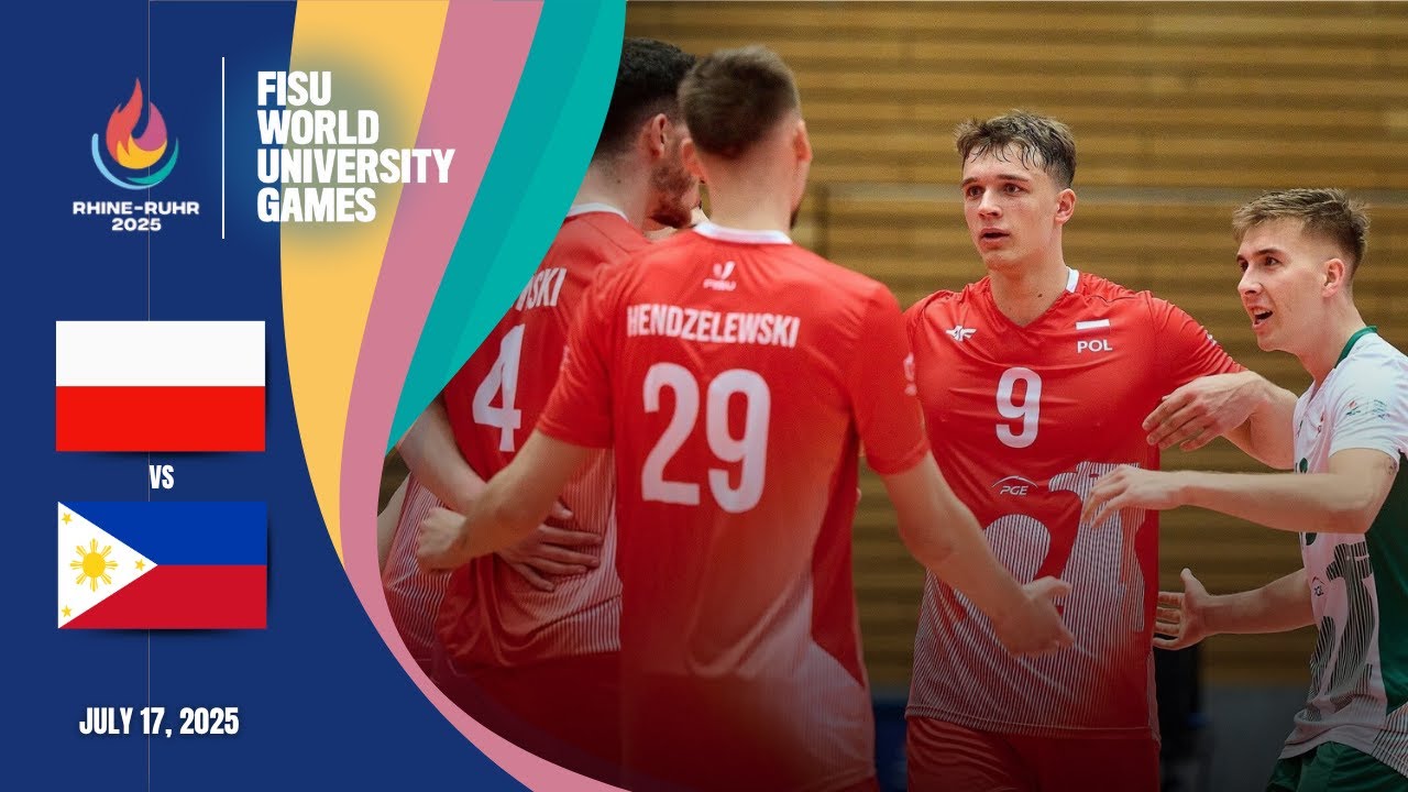 POLAND vs PHILIPPINES | Rhine-Ruhr 2025 FISU World University Games | Men's Volleyball