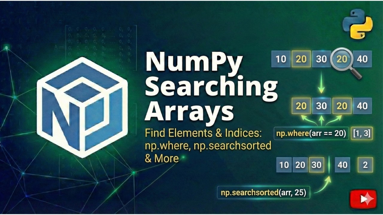Поиск в массивах с помощью NumPy