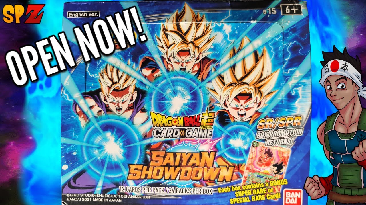 BUY THIS BOOSTER BOX! Dragon Ball Super Card Game Saiyan Showdown